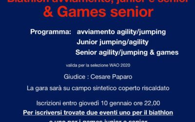 Biathlon avviamento junior e senior & Games senior